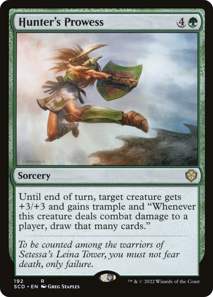 Hunter's Prowess [Starter Commander Decks] | Deep Dive Games St. Marys