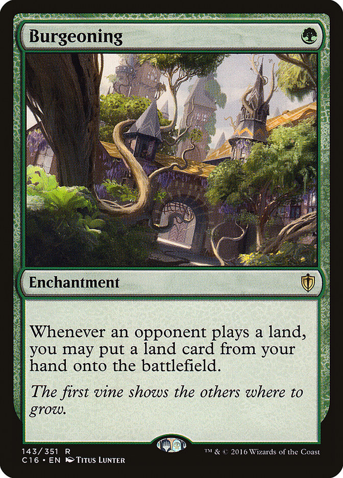 Burgeoning [Commander 2016] | Deep Dive Games St. Marys