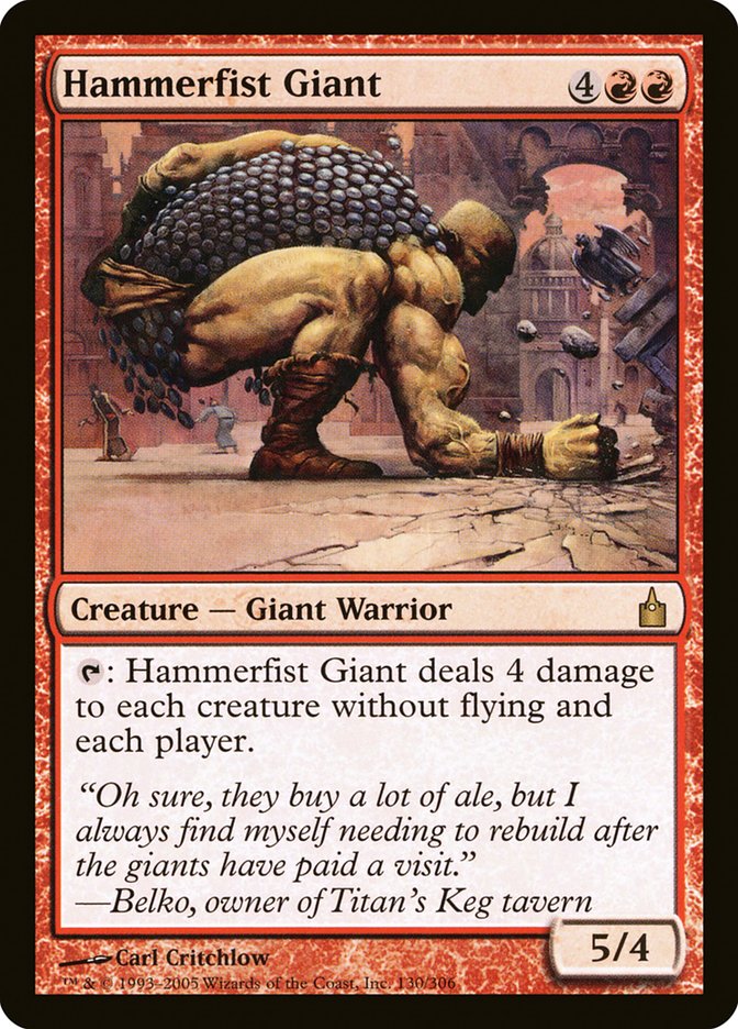 Hammerfist Giant [Ravnica: City of Guilds] | Deep Dive Games St. Marys