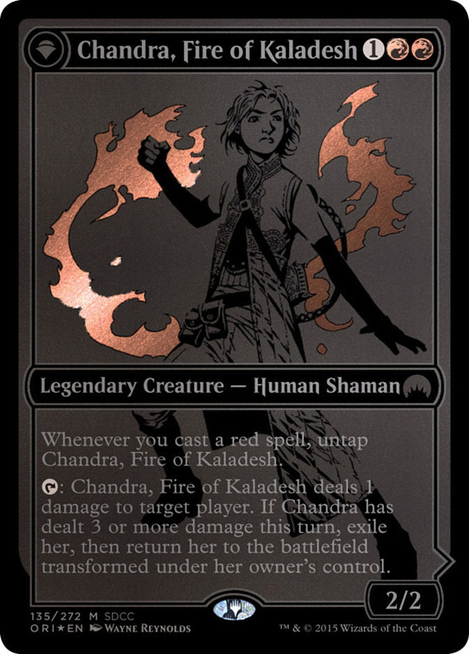 Chandra, Fire of Kaladesh // Chandra, Roaring Flame [San Diego Comic-Con 2015] | Deep Dive Games St. Marys