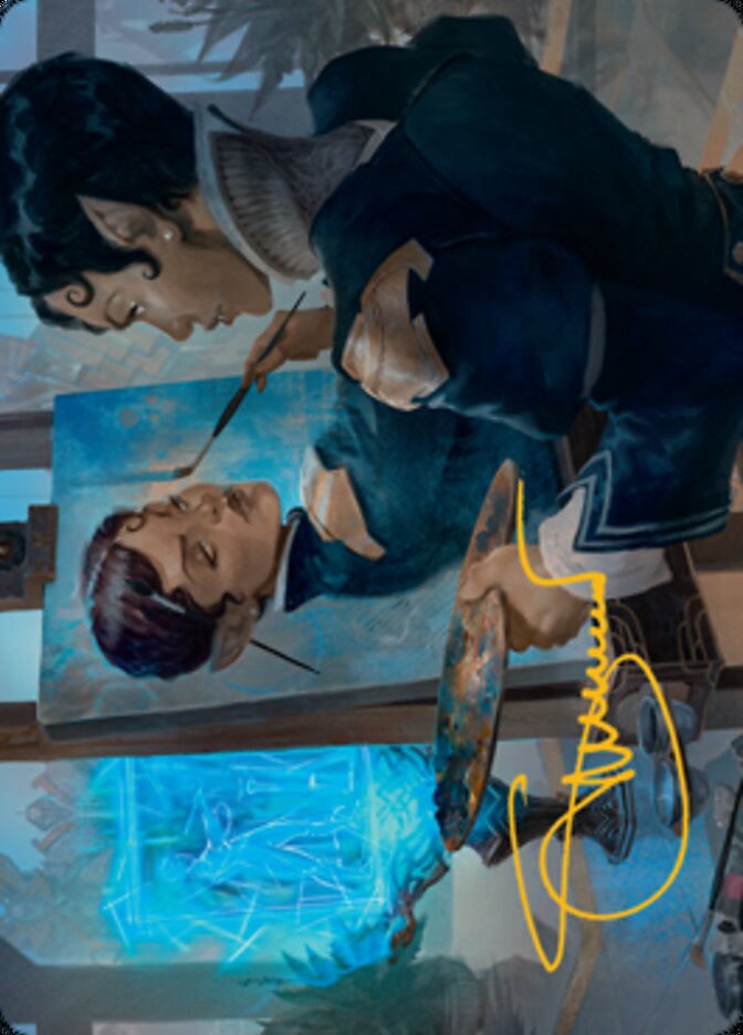 Parnesse, the Subtle Brush Art Card (Gold-Stamped Signature) [Streets of New Capenna Art Series] | Deep Dive Games St. Marys