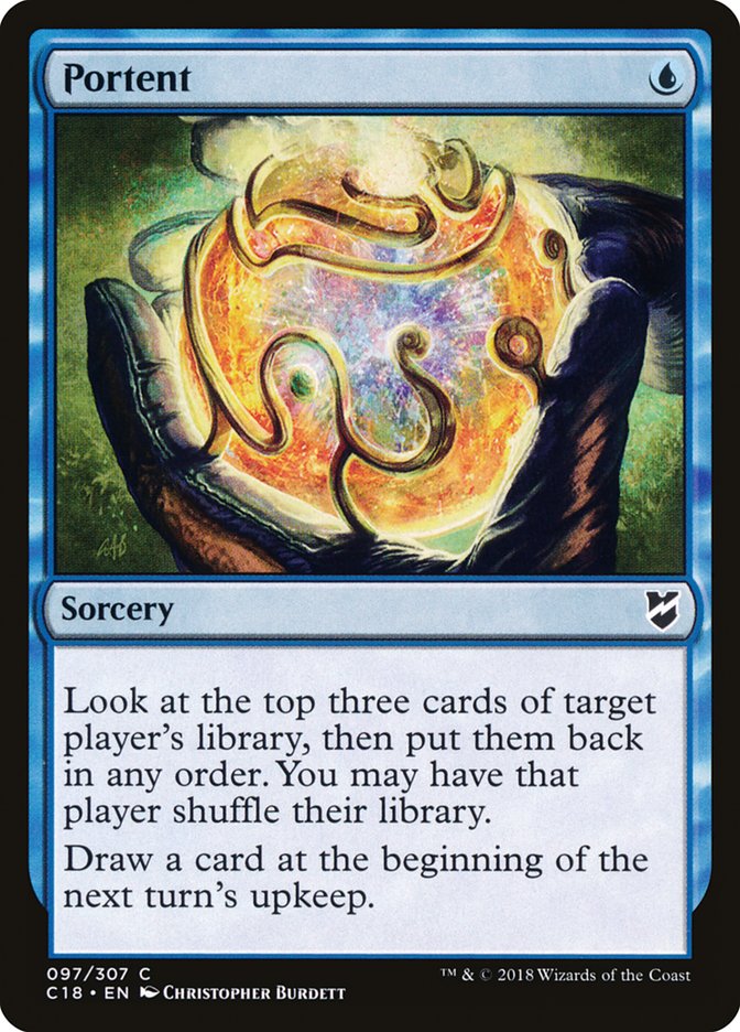 Portent [Commander 2018] | Deep Dive Games St. Marys