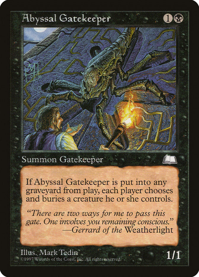 Abyssal Gatekeeper [Weatherlight] | Deep Dive Games St. Marys