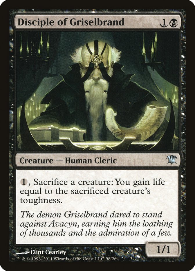 Disciple of Griselbrand [Innistrad] | Deep Dive Games St. Marys