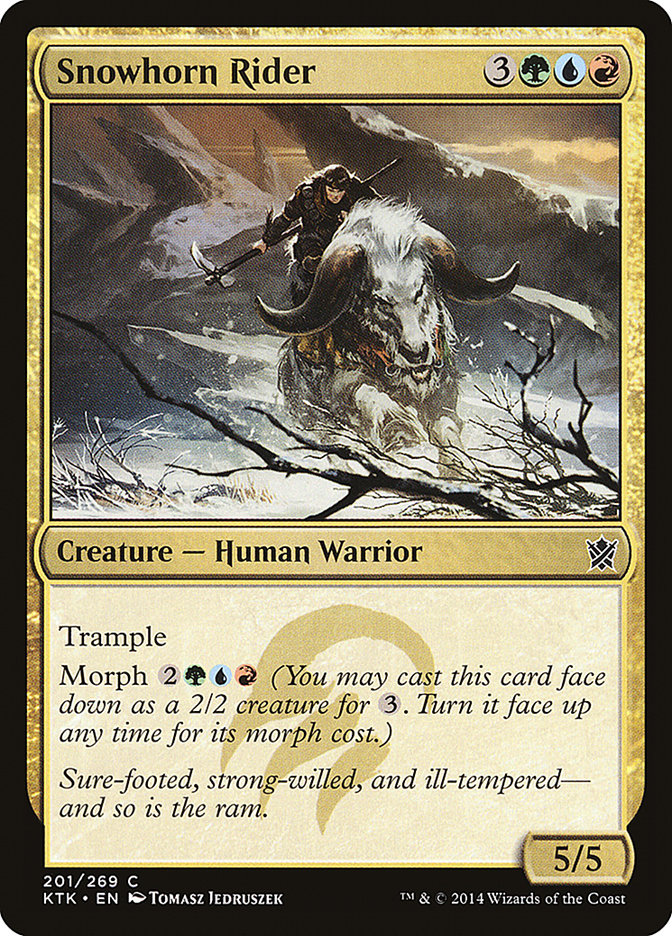 Snowhorn Rider [Khans of Tarkir] | Deep Dive Games St. Marys