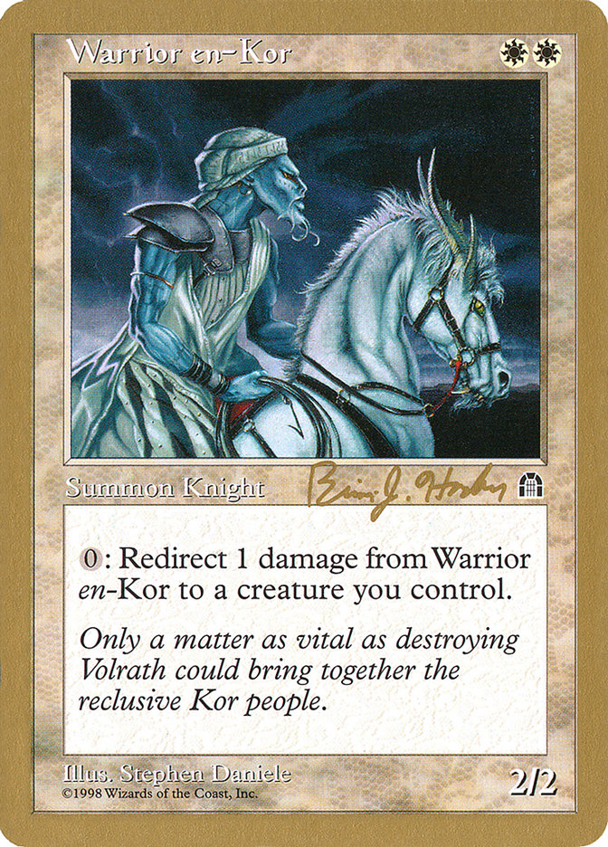 Warrior en-Kor (Brian Hacker) [World Championship Decks 1998] | Deep Dive Games St. Marys