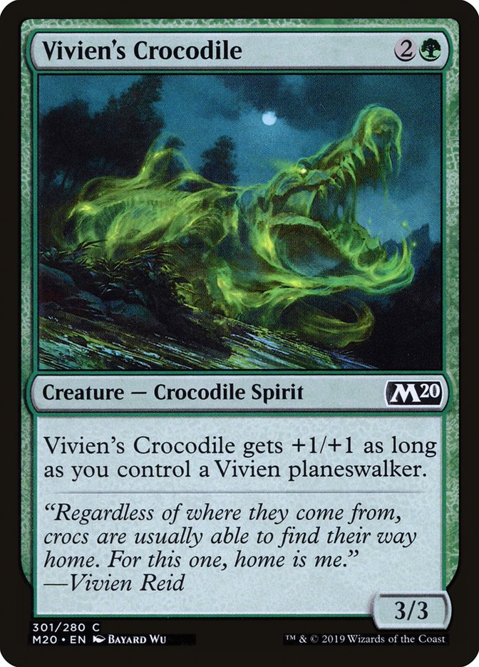 Vivien's Crocodile [Core Set 2020] | Deep Dive Games St. Marys