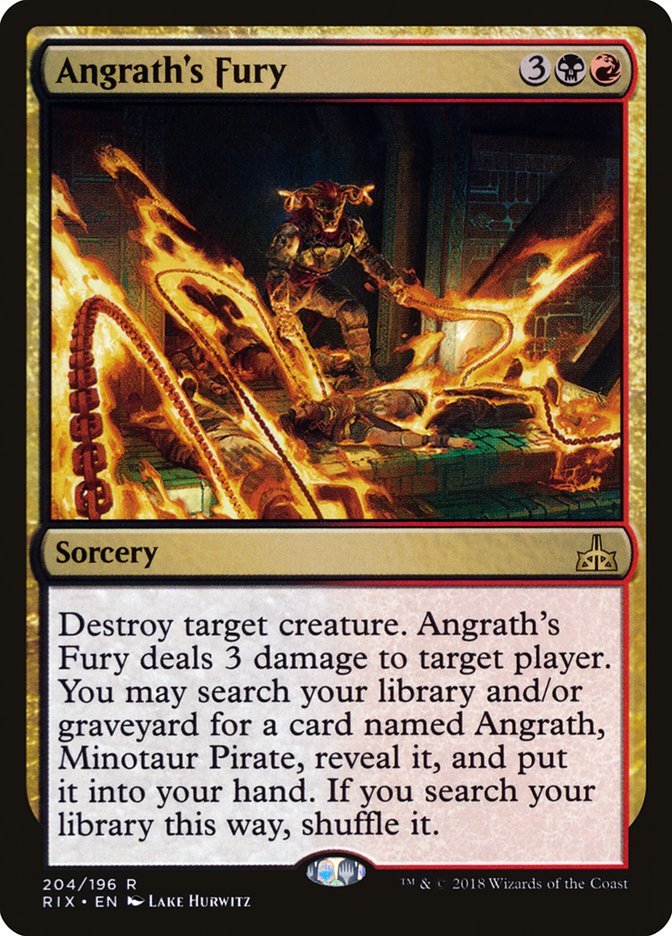 Angrath's Fury [Rivals of Ixalan] | Deep Dive Games St. Marys