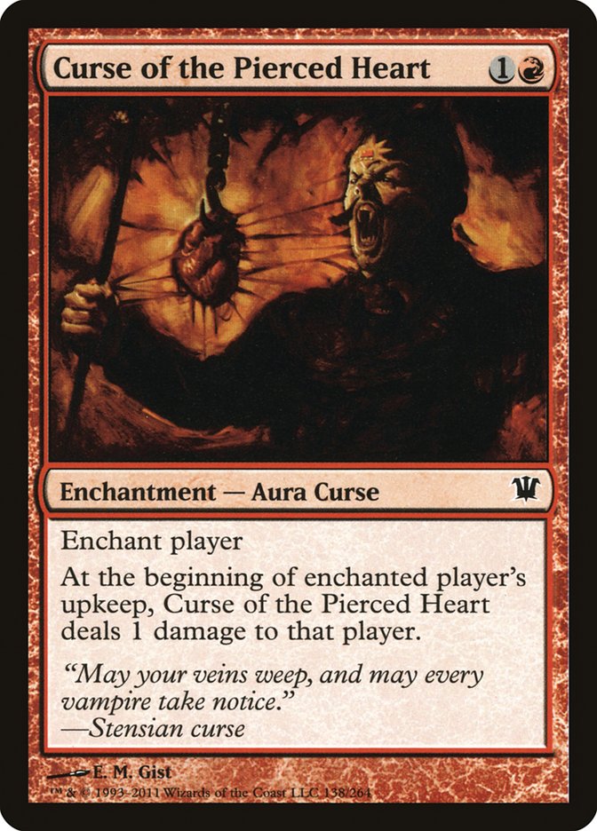 Curse of the Pierced Heart [Innistrad] | Deep Dive Games St. Marys