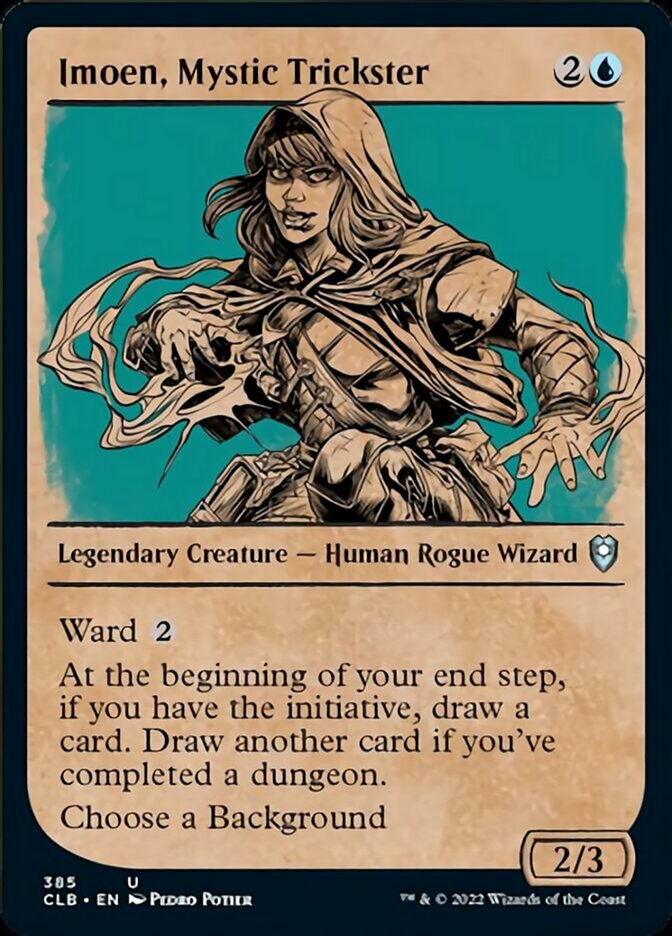 Imoen, Mystic Trickster (Showcase) [Commander Legends: Battle for Baldur's Gate] | Deep Dive Games St. Marys