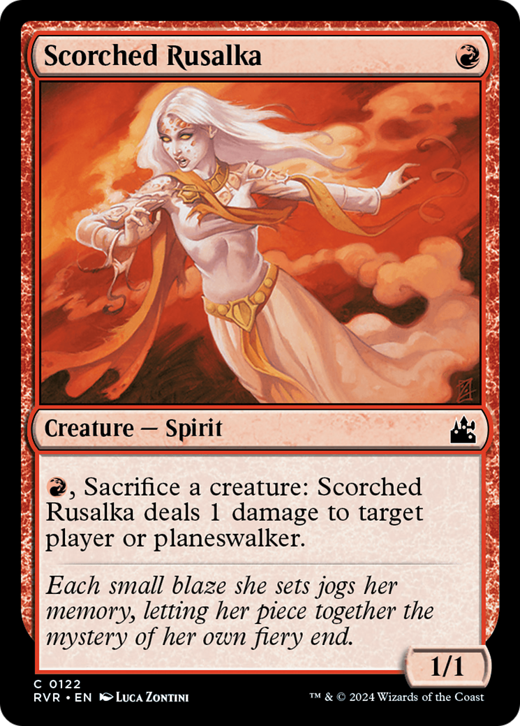 Scorched Rusalka [Ravnica Remastered] | Deep Dive Games St. Marys