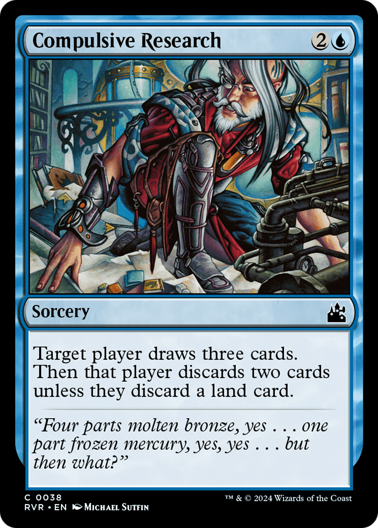 Compulsive Research [Ravnica Remastered] | Deep Dive Games St. Marys