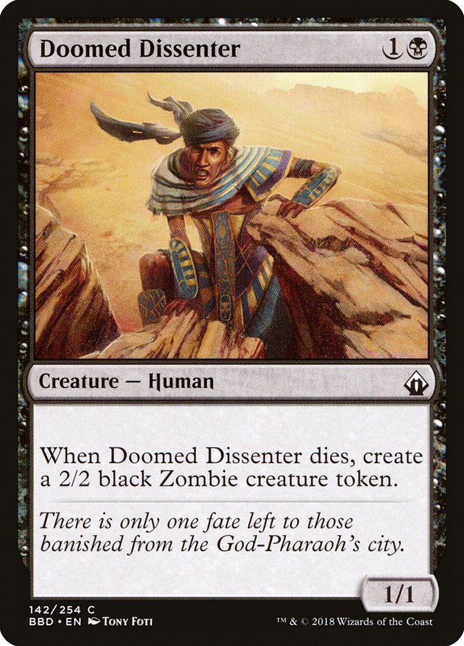 Doomed Dissenter [Battlebond] | Deep Dive Games St. Marys