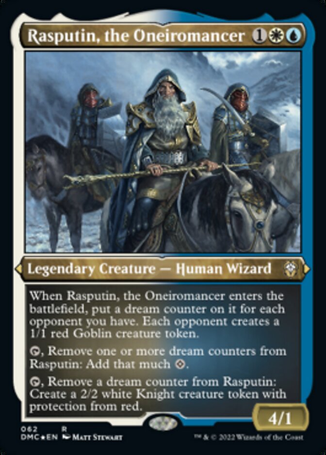 Rasputin, the Oneiromancer (Foil Etched) [Dominaria United Commander] | Deep Dive Games St. Marys