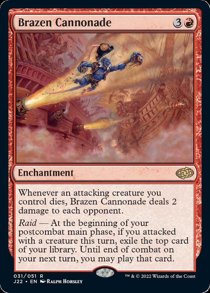 Brazen Cannonade [Jumpstart 2022] | Deep Dive Games St. Marys