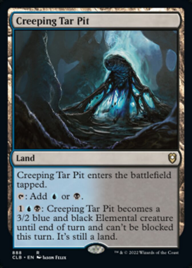 Creeping Tar Pit [Commander Legends: Battle for Baldur's Gate] | Deep Dive Games St. Marys