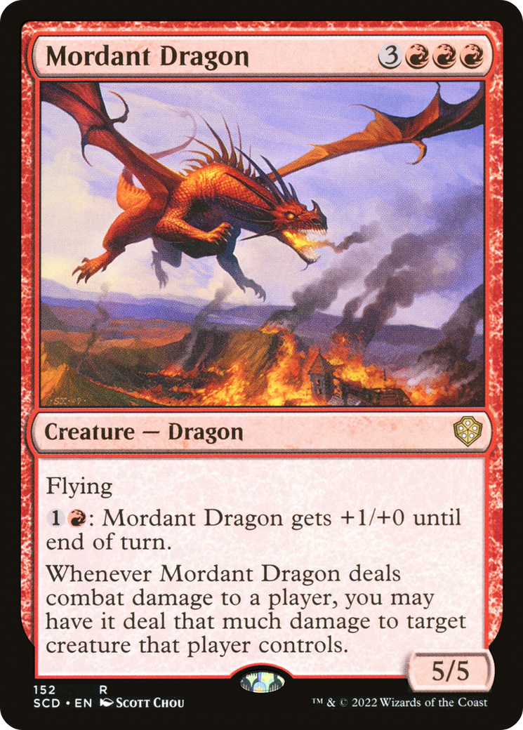 Mordant Dragon [Starter Commander Decks] | Deep Dive Games St. Marys