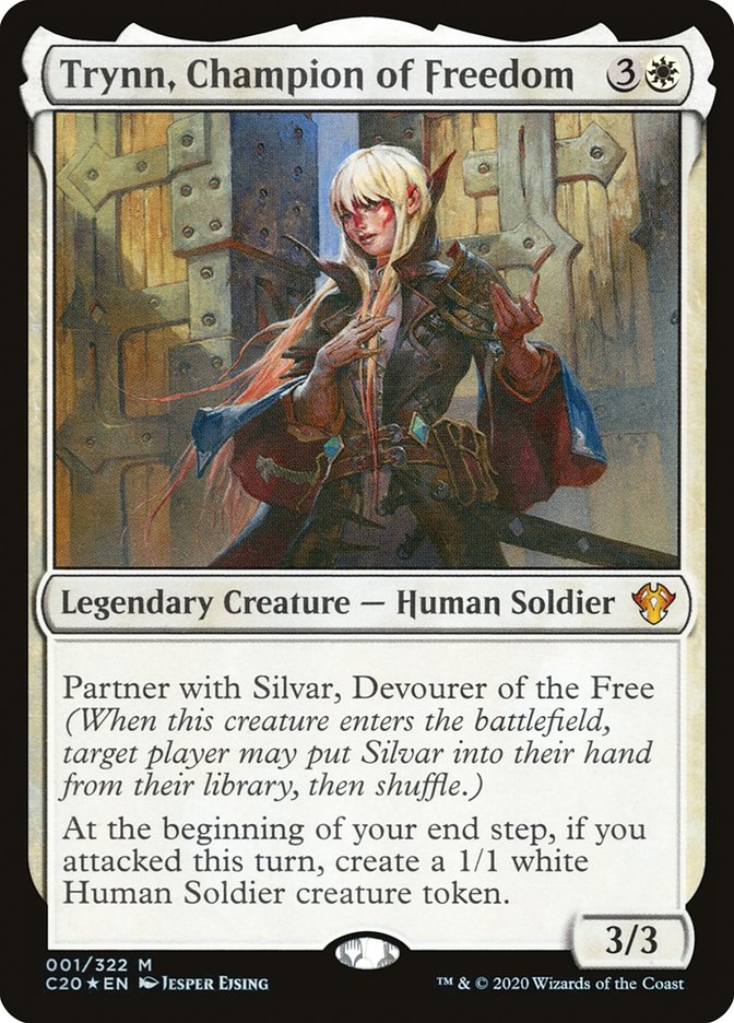 Trynn, Champion of Freedom [Commander 2020] | Deep Dive Games St. Marys