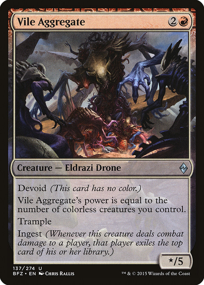 Vile Aggregate [Battle for Zendikar] | Deep Dive Games St. Marys