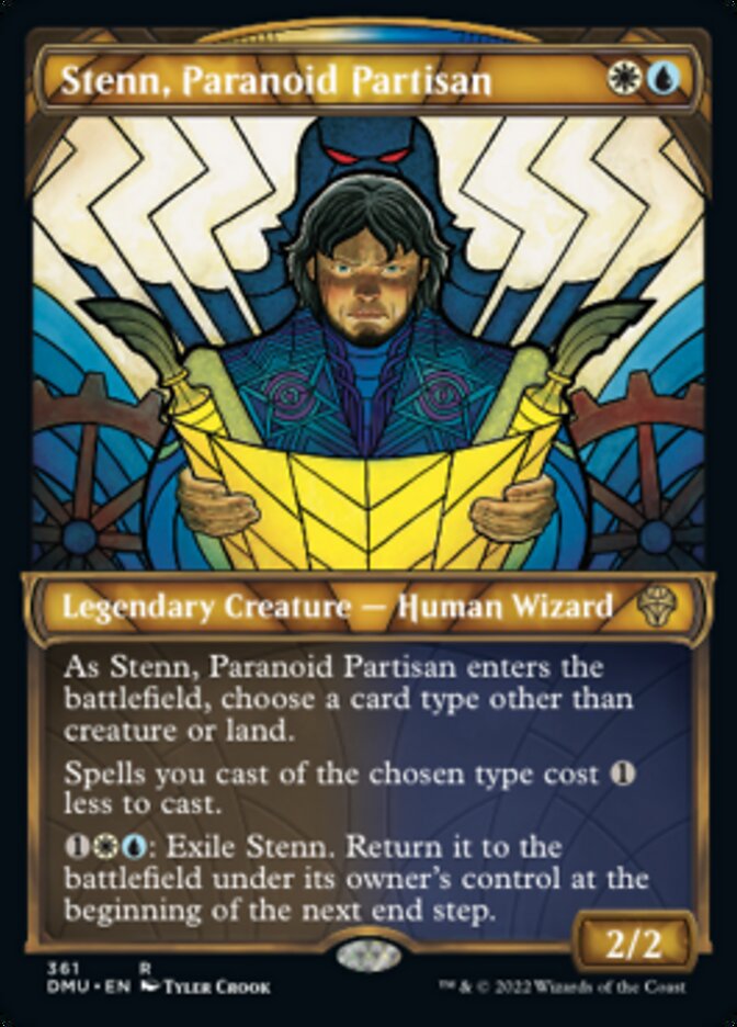 Stenn, Paranoid Partisan (Showcase Textured) [Dominaria United] | Deep Dive Games St. Marys