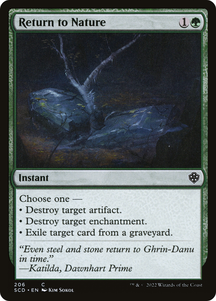 Return to Nature [Starter Commander Decks] | Deep Dive Games St. Marys