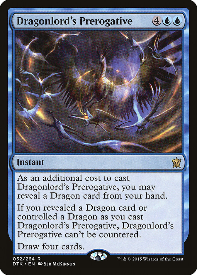 Dragonlord's Prerogative [Dragons of Tarkir] | Deep Dive Games St. Marys