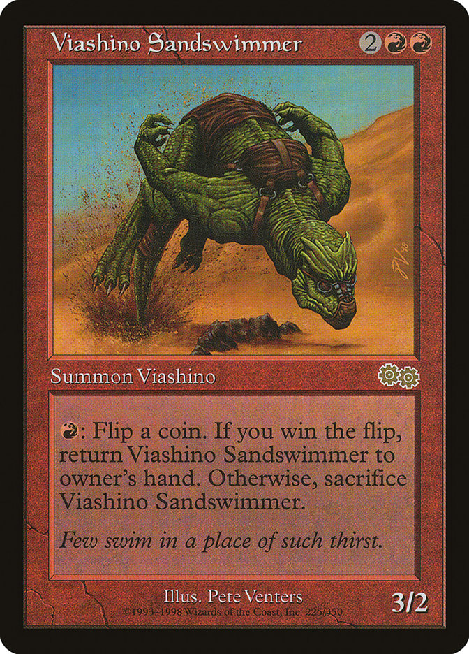 Viashino Sandswimmer [Urza's Saga] | Deep Dive Games St. Marys