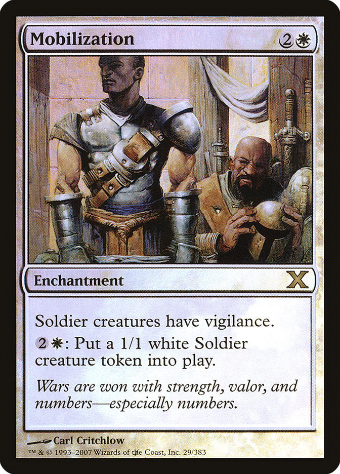 Mobilization (Premium Foil) [Tenth Edition] | Deep Dive Games St. Marys