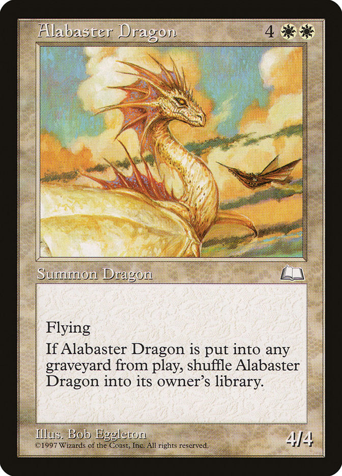 Alabaster Dragon [Weatherlight] | Deep Dive Games St. Marys