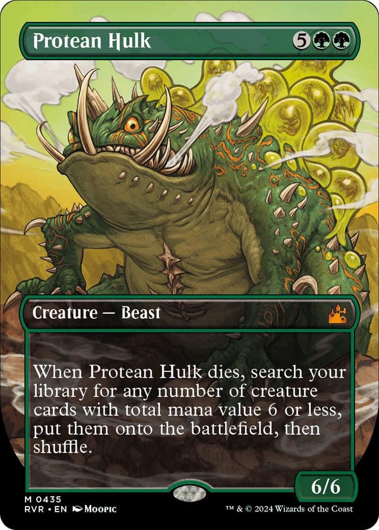 Protean Hulk (Anime Borderless) [Ravnica Remastered] | Deep Dive Games St. Marys