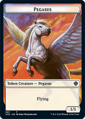 Pegasus // Faerie Double-Sided Token [Starter Commander Decks] | Deep Dive Games St. Marys