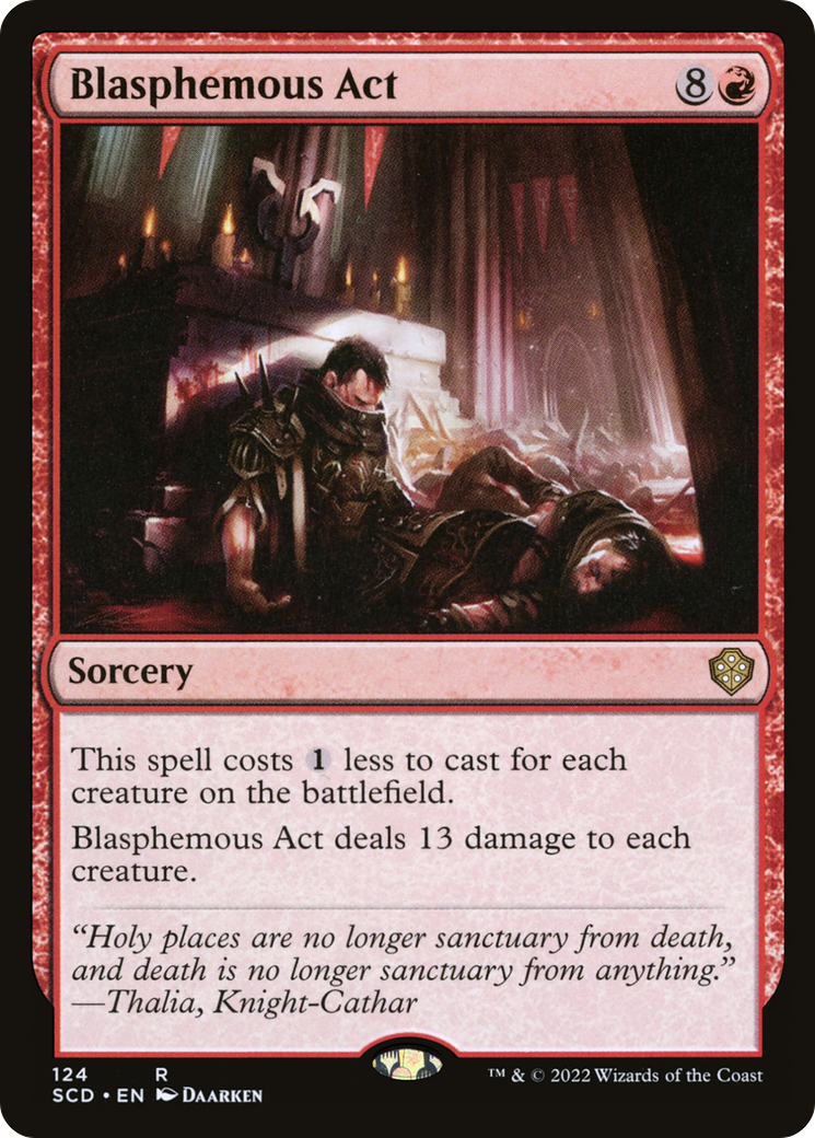 Blasphemous Act [Starter Commander Decks] | Deep Dive Games St. Marys