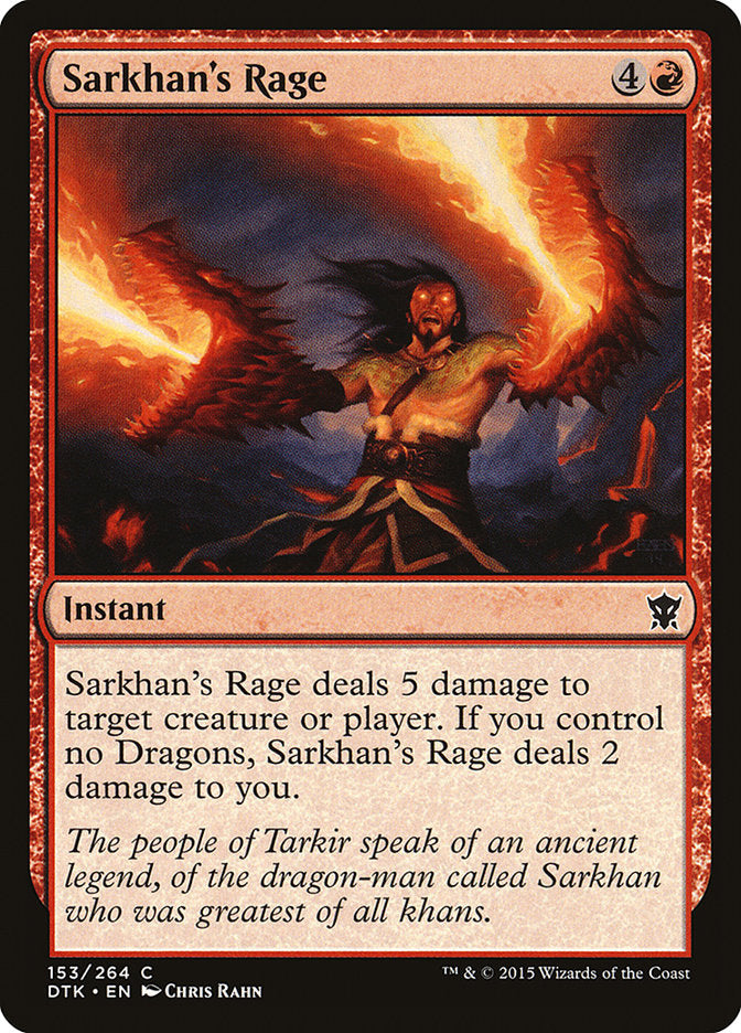Sarkhan's Rage [Dragons of Tarkir] | Deep Dive Games St. Marys
