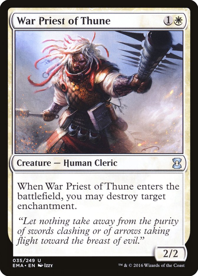War Priest of Thune [Eternal Masters] | Deep Dive Games St. Marys