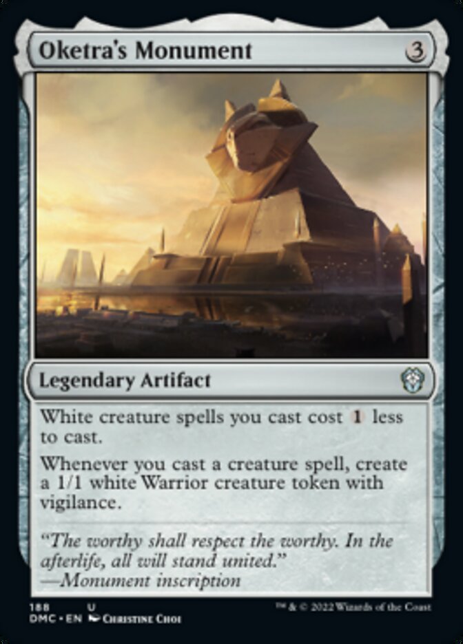 Oketra's Monument [Dominaria United Commander] | Deep Dive Games St. Marys
