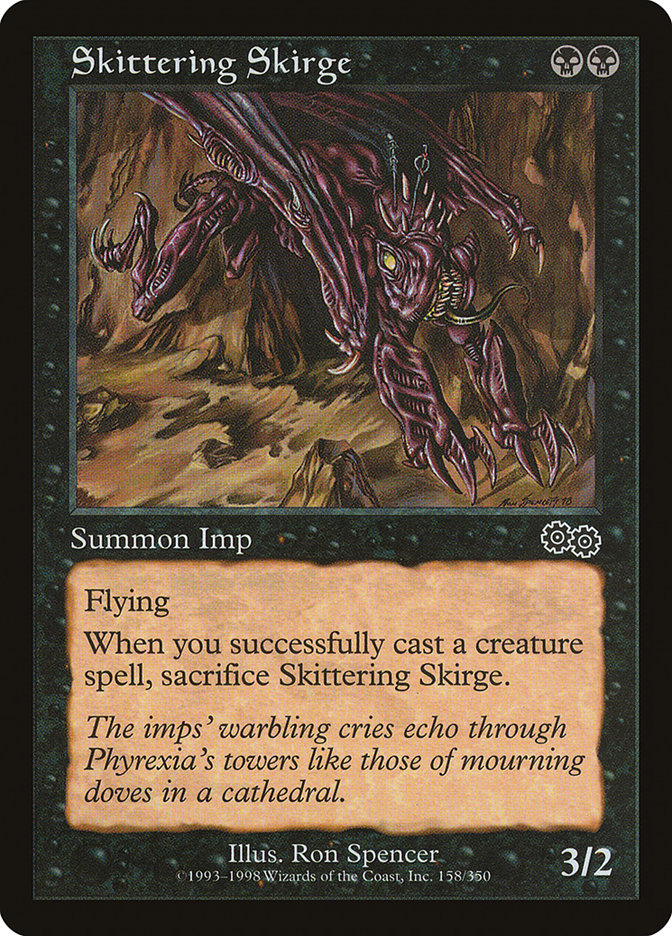 Skittering Skirge [Urza's Saga] | Deep Dive Games St. Marys