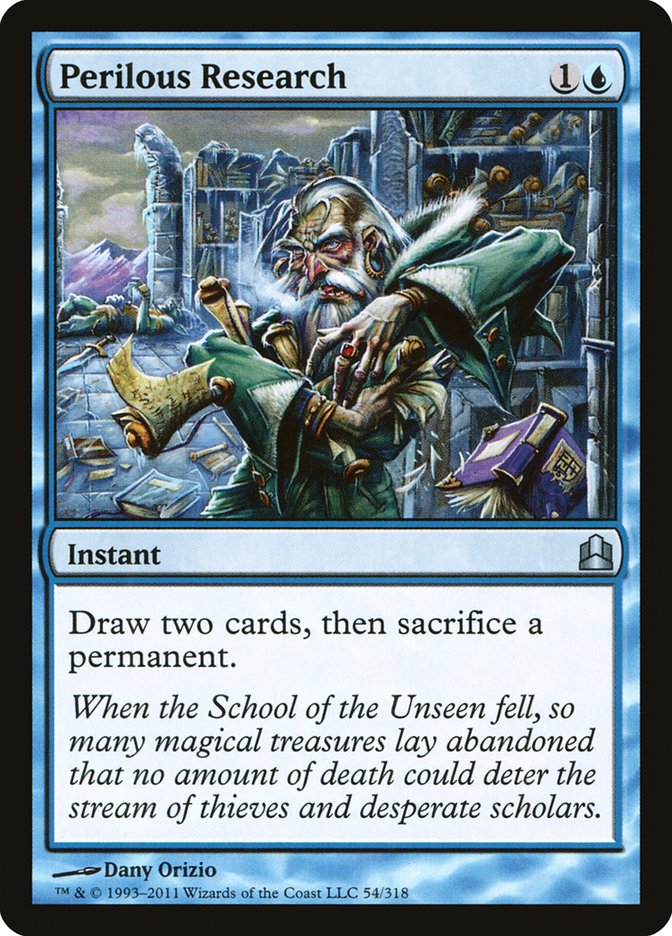 Perilous Research [Commander 2011] | Deep Dive Games St. Marys