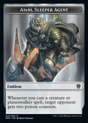 Soldier // Ajani, Sleeper Agent Emblem Double-Sided Token [Dominaria United Tokens] | Deep Dive Games St. Marys