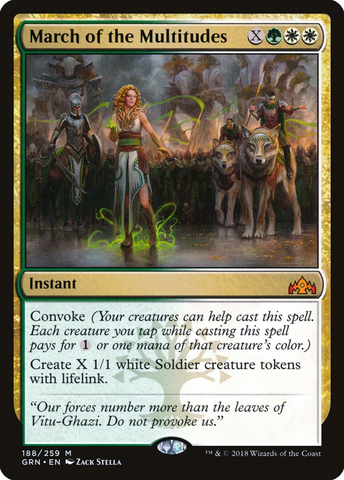 March of the Multitudes [Guilds of Ravnica] | Deep Dive Games St. Marys