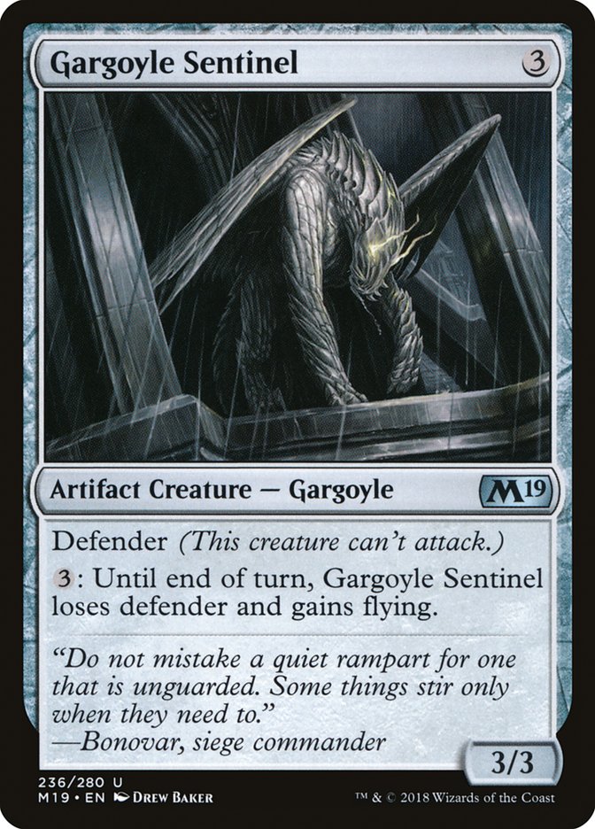 Gargoyle Sentinel [Core Set 2019] | Deep Dive Games St. Marys