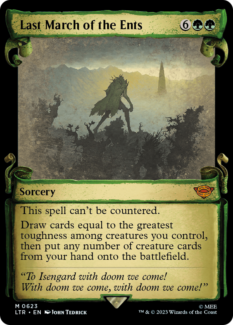 Last March of the Ents [The Lord of the Rings: Tales of Middle-Earth Showcase Scrolls] | Deep Dive Games St. Marys