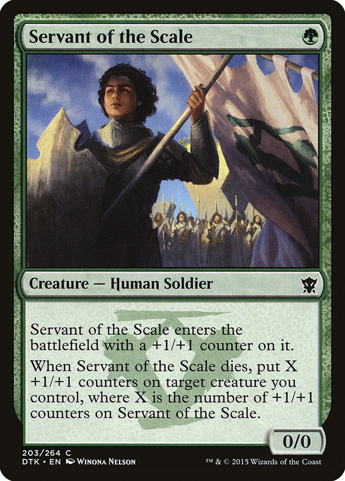Servant of the Scale [Dragons of Tarkir] | Deep Dive Games St. Marys