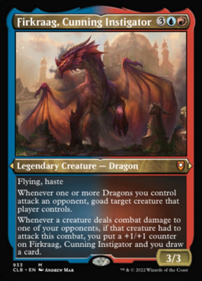 Firkraag, Cunning Instigator (Display Commander) (Foil Etched) [Commander Legends: Battle for Baldur's Gate] | Deep Dive Games St. Marys