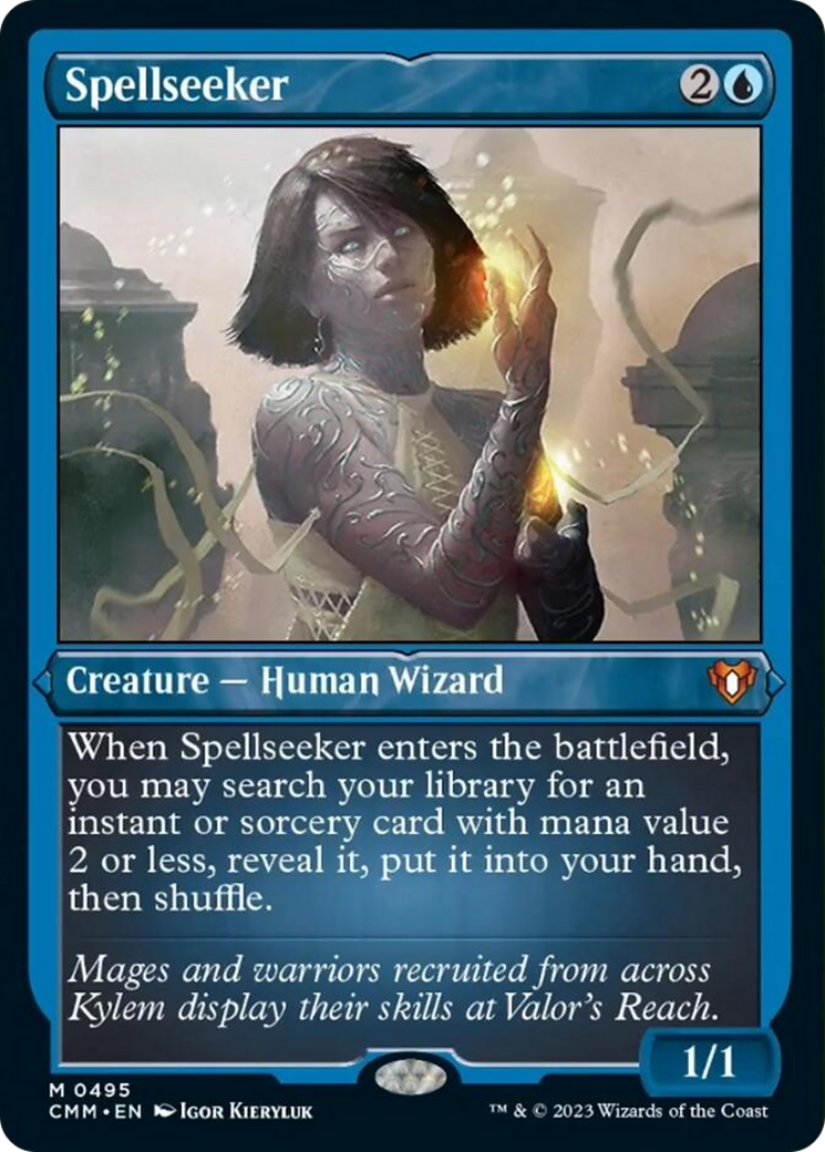 Spellseeker (Foil Etched) [Commander Masters] | Deep Dive Games St. Marys