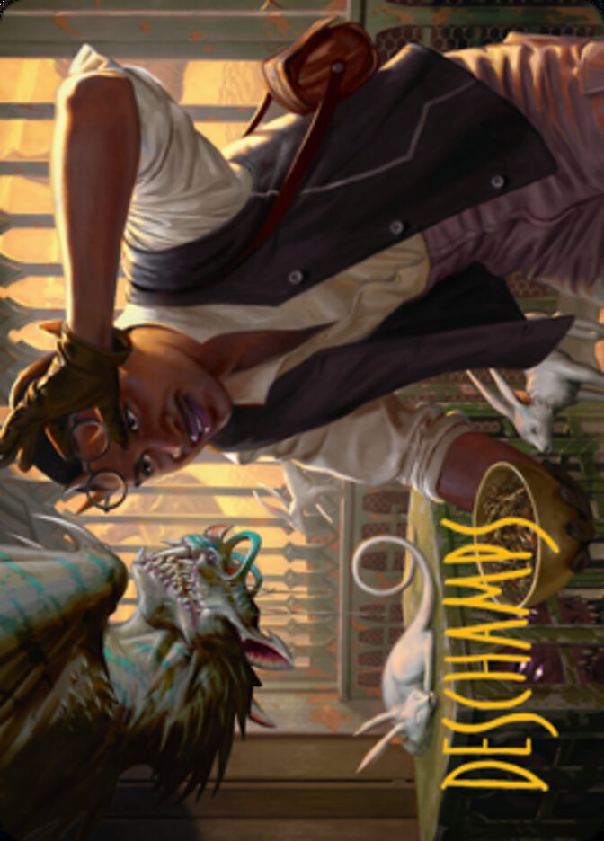 Bennie Bracks, Zoologist Art Card (Gold-Stamped Signature) [Streets of New Capenna Art Series] | Deep Dive Games St. Marys