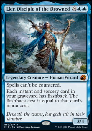 Lier, Disciple of the Drowned (Promo Pack) [Innistrad: Midnight Hunt Promos] | Deep Dive Games St. Marys