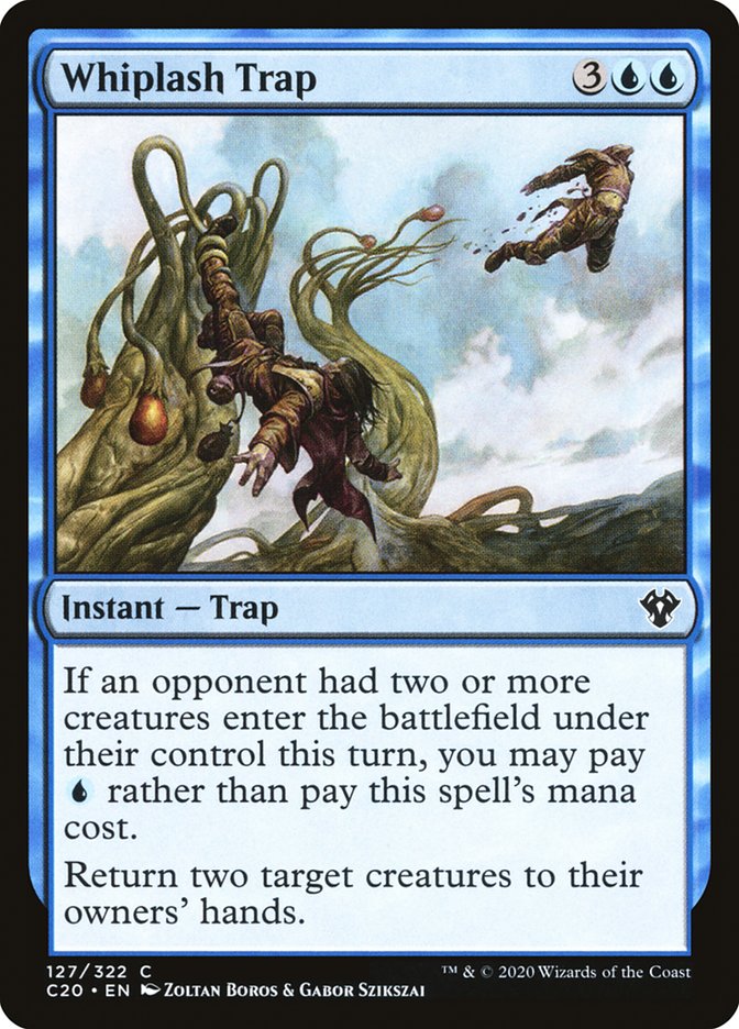 Whiplash Trap [Commander 2020] | Deep Dive Games St. Marys