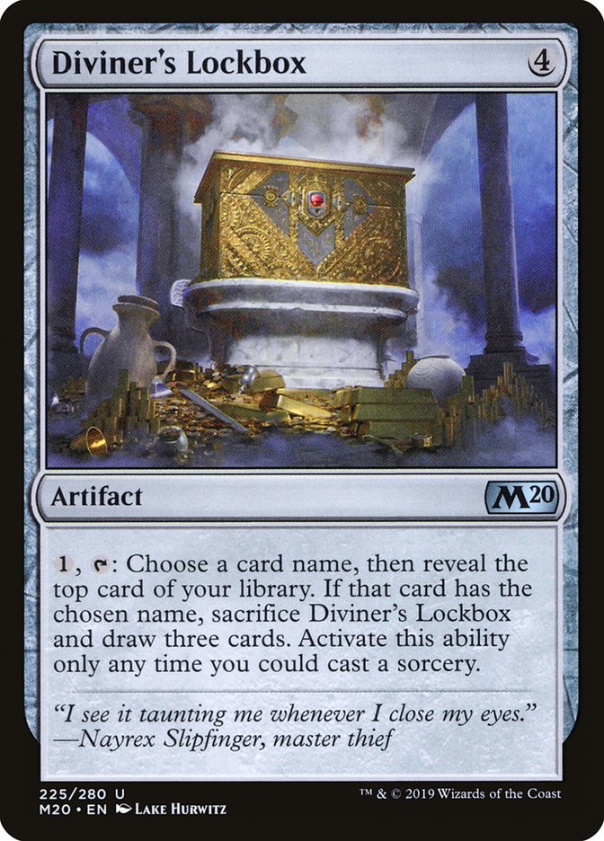 Diviner's Lockbox [Core Set 2020] | Deep Dive Games St. Marys