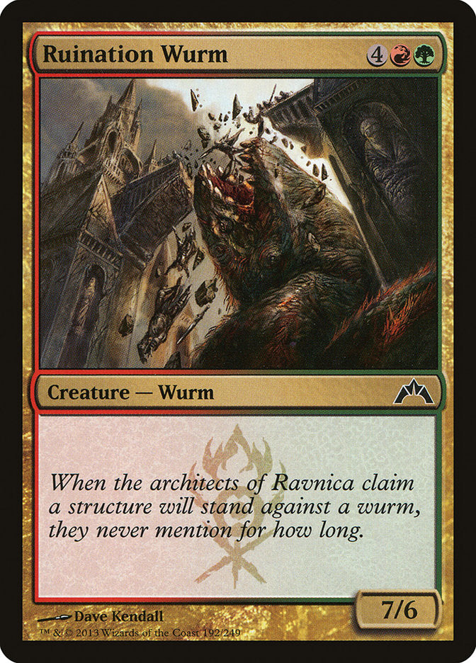Ruination Wurm [Gatecrash] | Deep Dive Games St. Marys