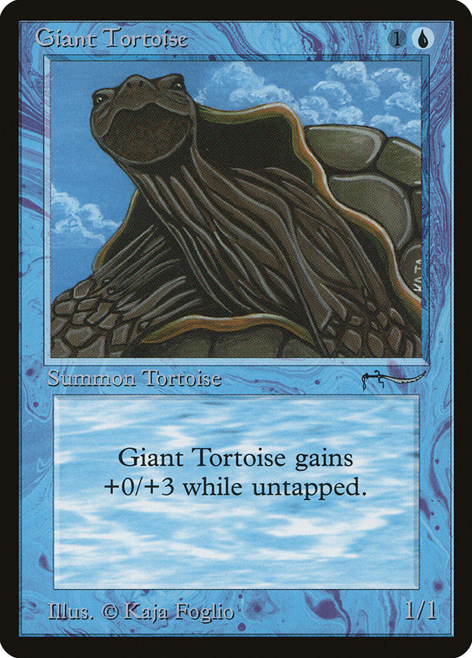 Giant Tortoise (Dark Mana Cost) [Arabian Nights] | Deep Dive Games St. Marys